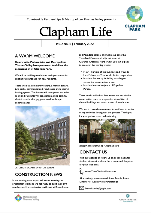 Clapham Life - Issue 1